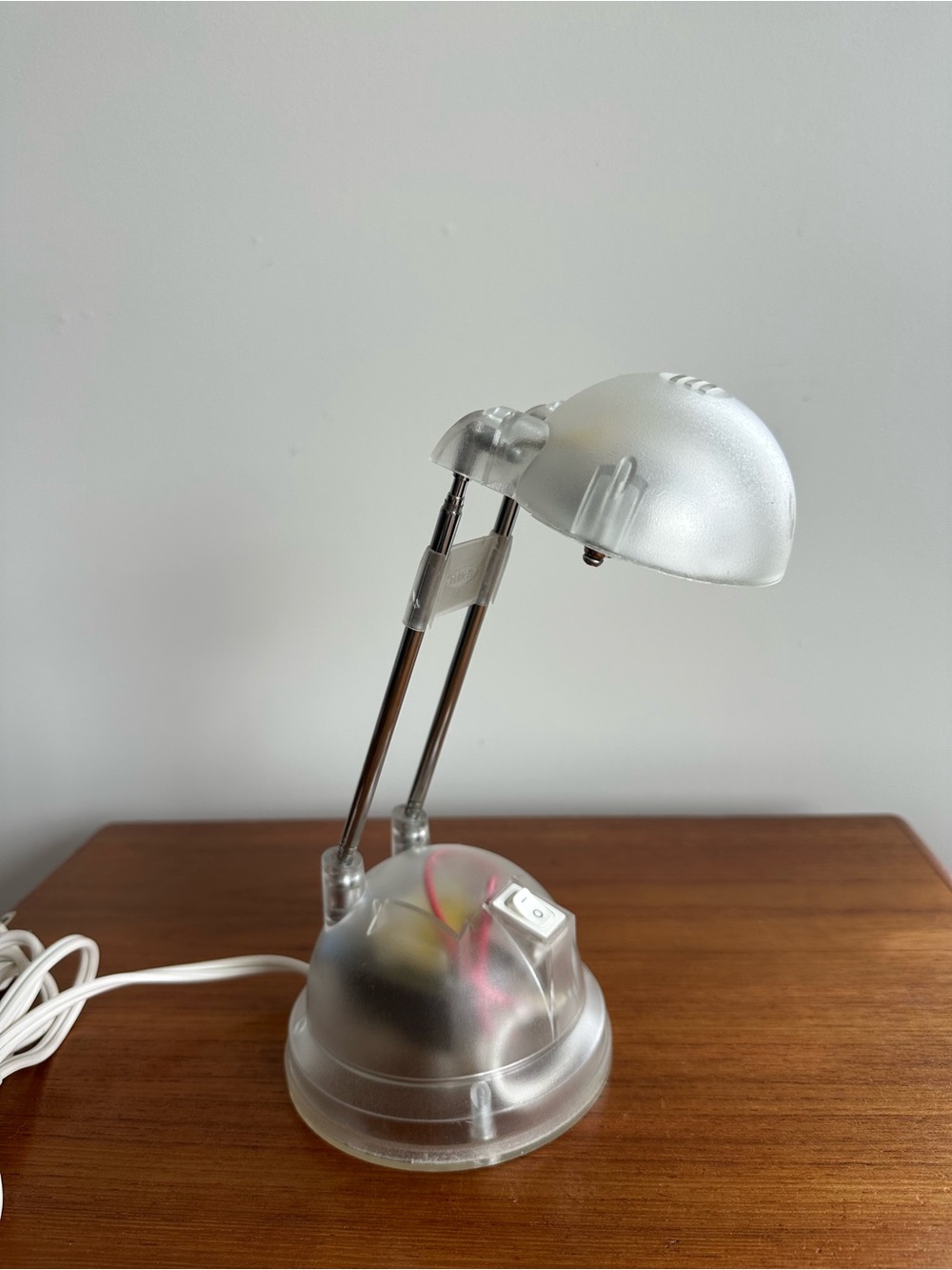 IKEA | VINTAGE 2000s ESPRESSIVO ADJUSTABLE LAMP | TRANSLUCENT | Y2K | WORKS!